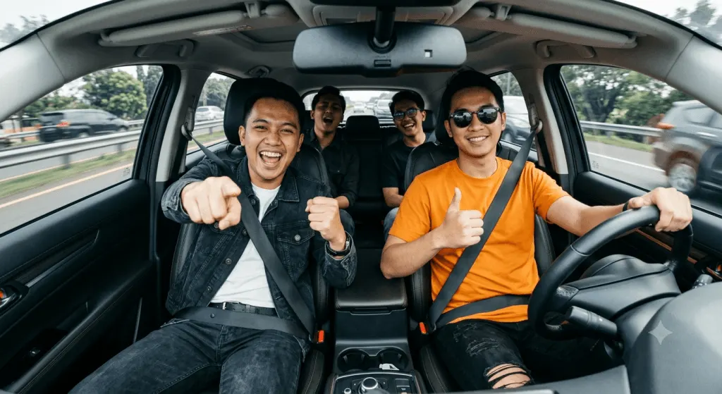 perjalanan healing bareng teman