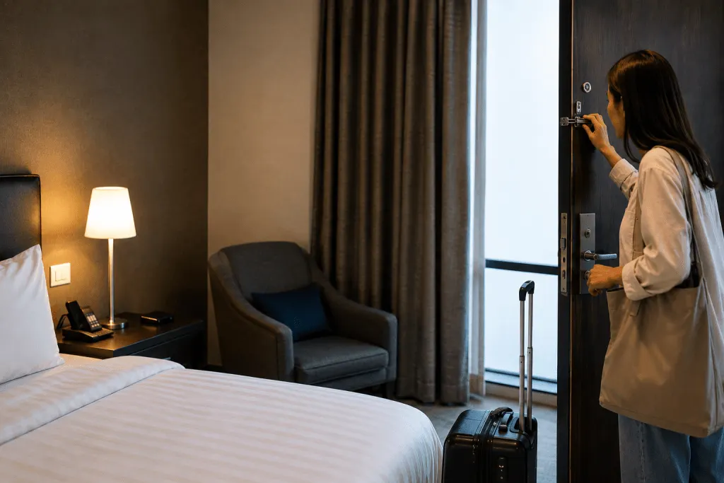 Cek Keamanan Kamar Hotel (1)